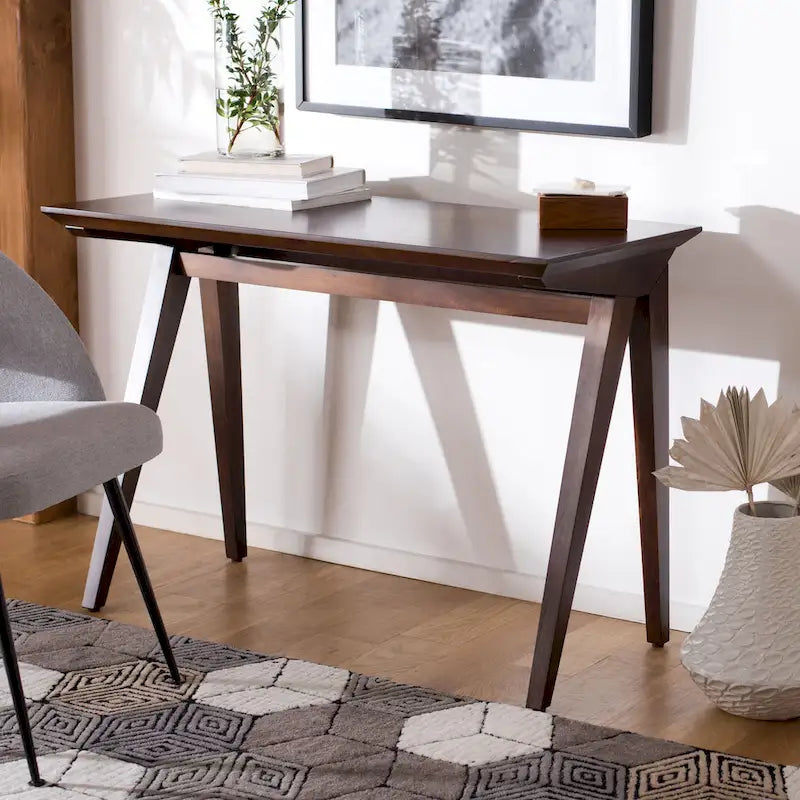 SAFAVIEH Gwen Mahogany Wood Writing Desk