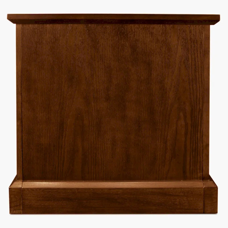 Chocolate Cherry / Mission Oak / Westwood Cherry Mission-Style Cabinet End Table – 1-Person Use