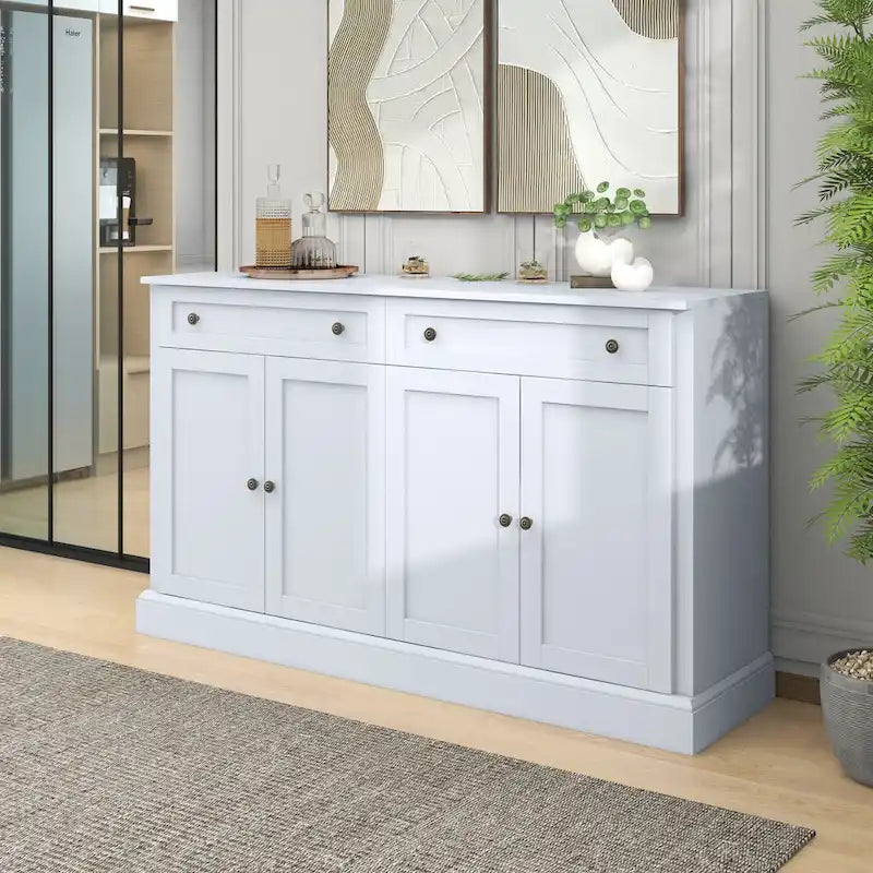 Storage Buffet Cabinet with 2 Drawers - N/A