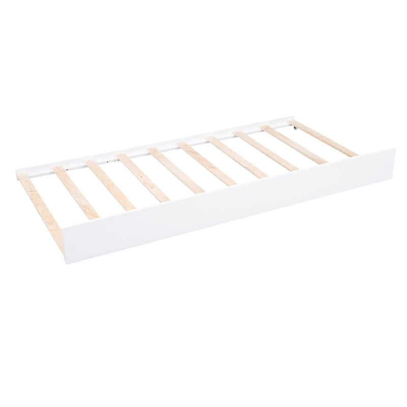 White / Grey, Sleeps 3, Twin XL Wood Daybed with 2 Trundles & USB Port