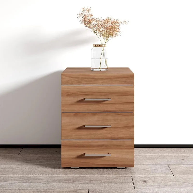 Black / White / Walnut Matte Nightstand, Single