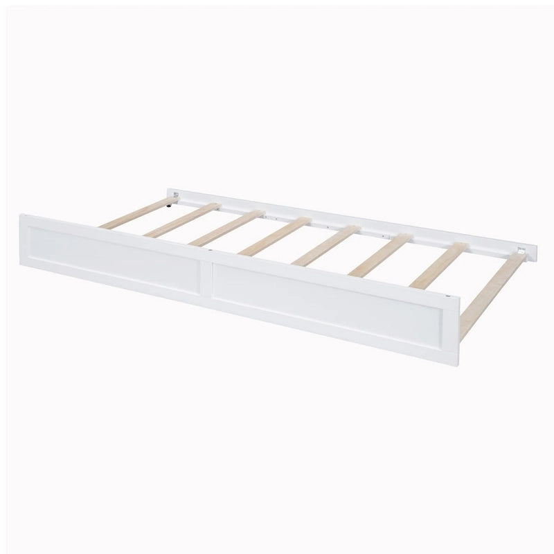 Walnut/White Rattan Headboard Storage Bed with LED & USB, Queen/Full, 2-Person
