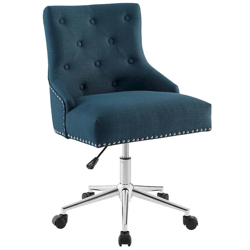 Carson Carrington Lagefors Tufted Swivel Upholstered Fabric Office Chair