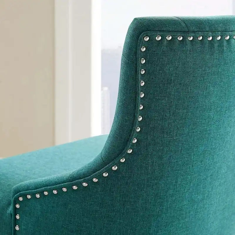 Carson Carrington Lagefors Tufted Swivel Upholstered Fabric Office Chair