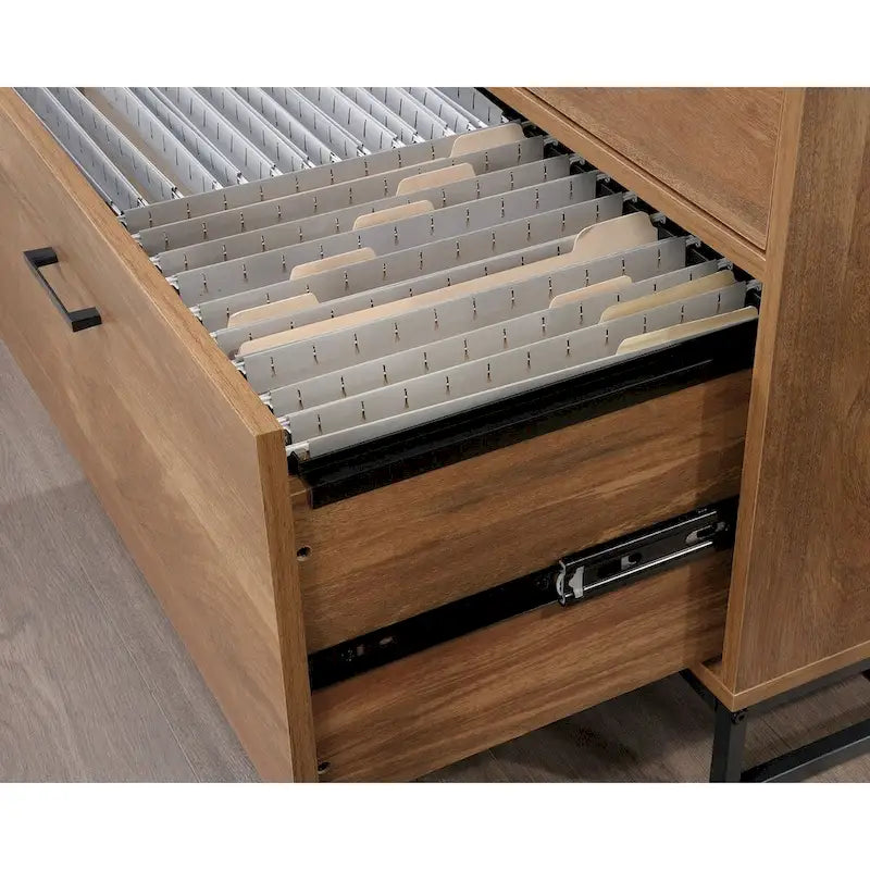 2-Drawer Lateral File Cabinet – Mystic Oak / Sindoori Mango