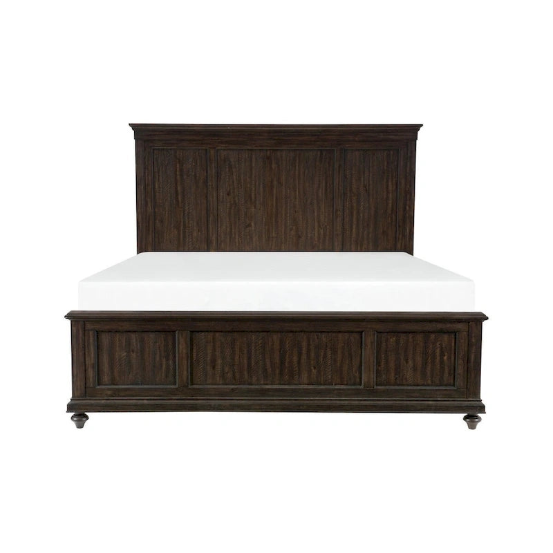 Charcoal Driftwood Finish 3pc Bedroom Set – Transitional, For 2